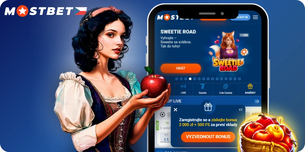 Screenshot van het Mostbet casino online lobby en spelinterface